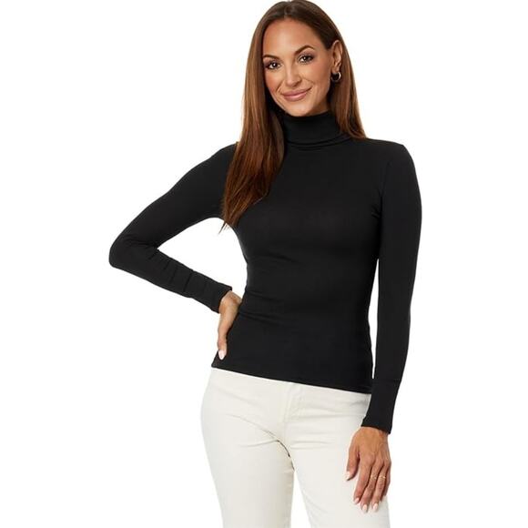 NWT Madewell Ribbed Black Turtleneck Size S - Picture 1 of 4